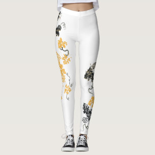Leggings Hojas de uva