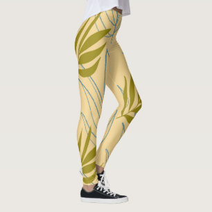Leggings Hojas doradas de la naturaleza otoñal