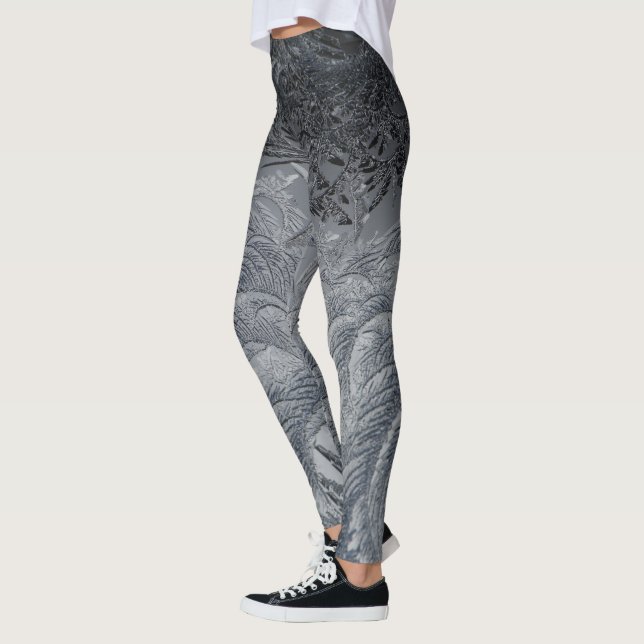 Leggings Hojas grises (Izquierda)