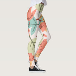 Leggings Hojas multicolores