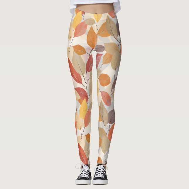 Leggings Hojas otoñales (Anverso)