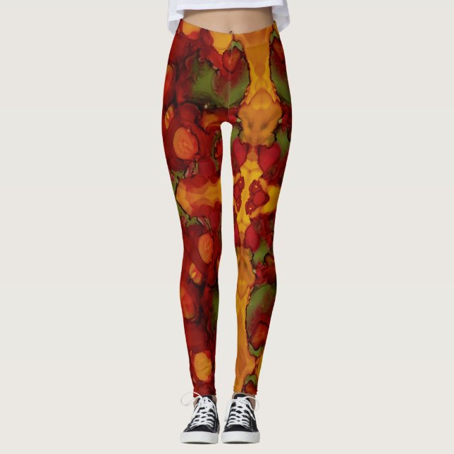 Leggings Hojas otoñales (Anverso)
