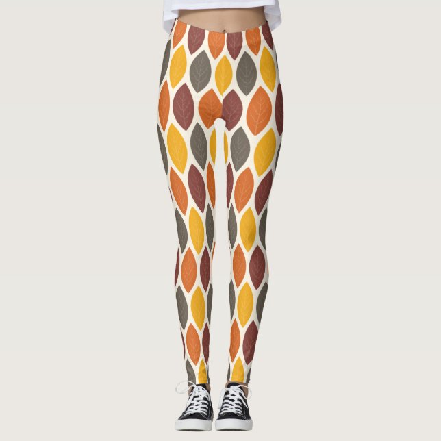 Leggings Hojas otoñales (Anverso)