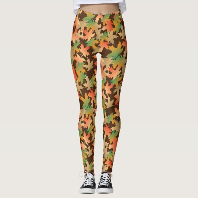 Leggings Hojas otoñales (Anverso)
