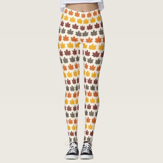 Leggings Hojas otoñales (Anverso)