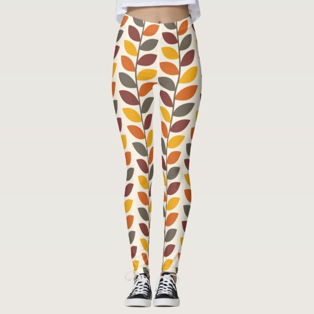 Leggings Hojas otoñales (Anverso)