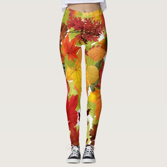 Leggings Hojas otoñales (Anverso)