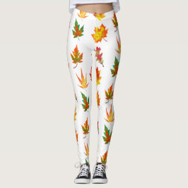 Leggings Hojas otoñales multicolores
