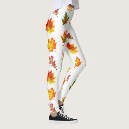 Leggings Hojas otoñales multicolores