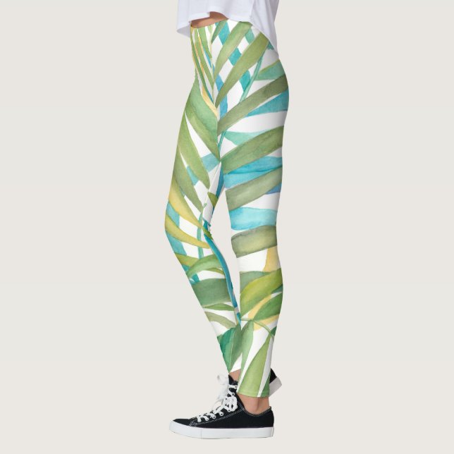 Leggings Hojas tropicales de palmera (Izquierda)