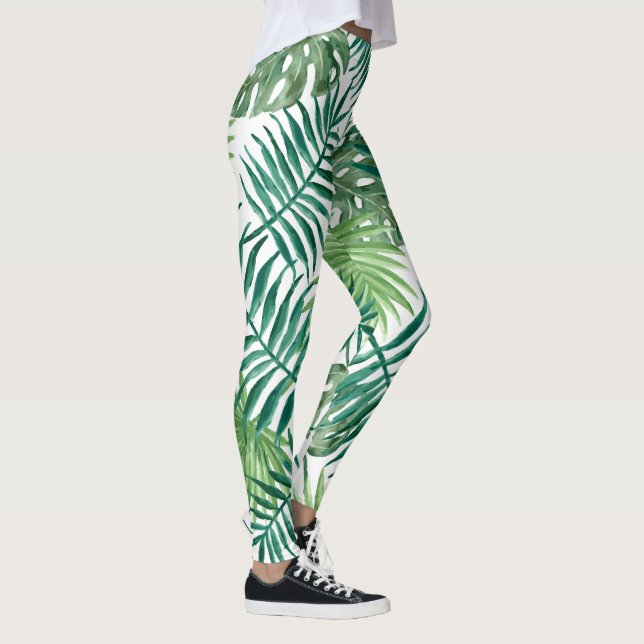 Leggings Hojas tropicales de selva (Derecha)