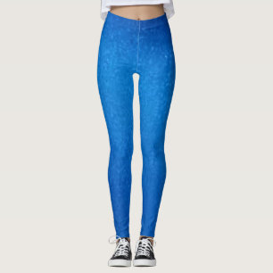 LEGGINGS HOJUELA DE METAL AZUL