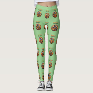 Leggings Hola Espantosa Calabaza de Halloween
