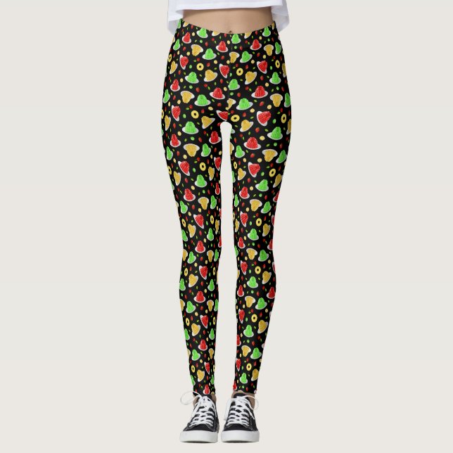 Leggings Hola Jello Tights - en Negro (Anverso)