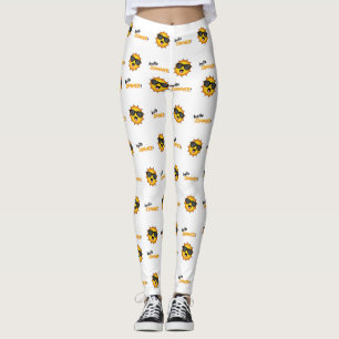 Leggings Hola Sol de verano con gafas de sol