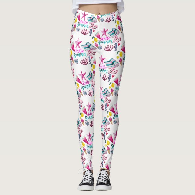 Leggings Hola Summer Beach Thunder-Cove (Anverso)