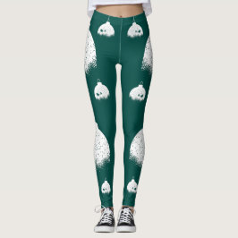 Leggings Holiday Fun Christmas Ball Sparkling Ornament Gift