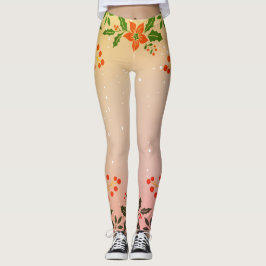 LEGGINGS HOLLY Y PATRÓN DE NIEVE IMPRESAS