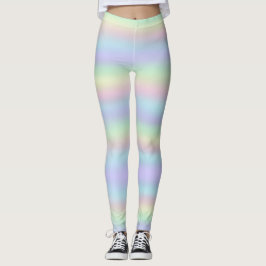 Leggings Holograma arcoiris suave | Pastel