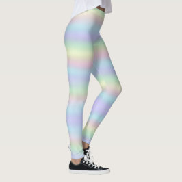 Leggings Holograma arcoiris suave | Pastel