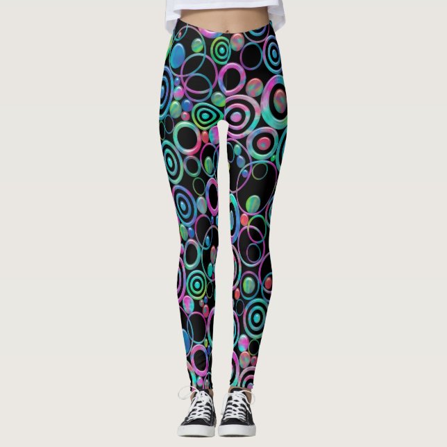 Leggings Holograph Pastel Psychedelic (Anverso)