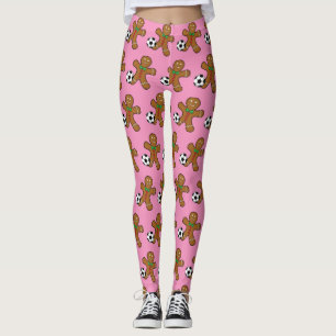 Leggings Hombre de jengibre jugando al fútbol