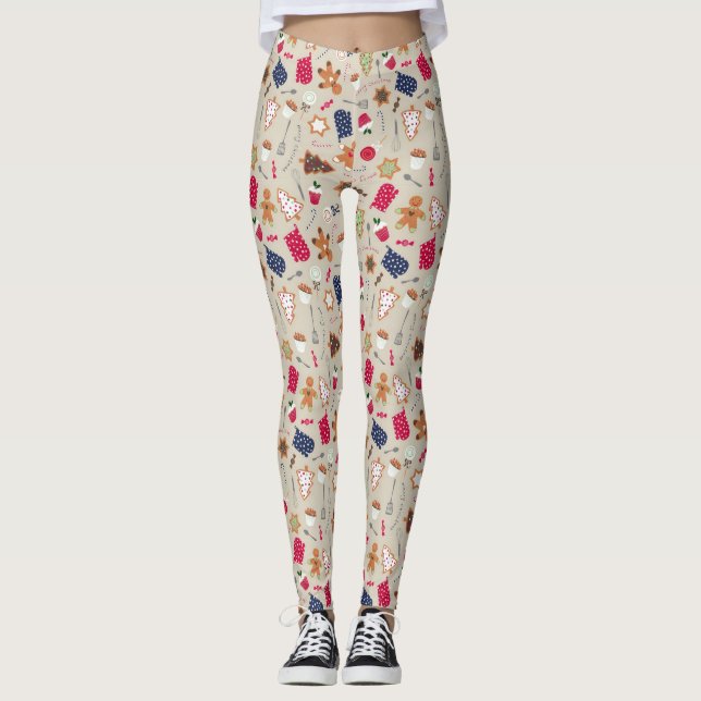 Leggings Hombre de pan de jengibre (Anverso)
