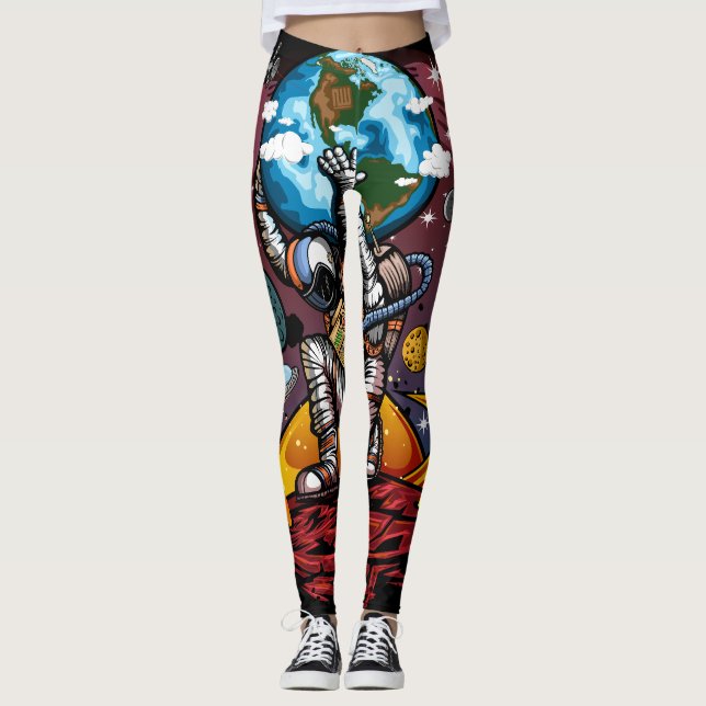Leggings Hombre del espacio de Atlas (Anverso)