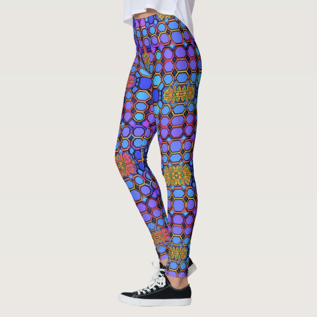 Leggings Honeycomb Kaleidoscope (Izquierda)