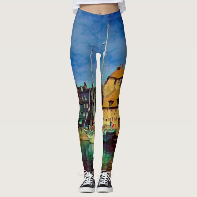 Leggings HONFLEUR - acoplamiento - viejo muelle - panorama (Anverso)