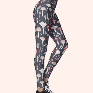 Leggings Hongos Toadstool Mushroom