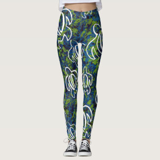 Leggings Honu azul