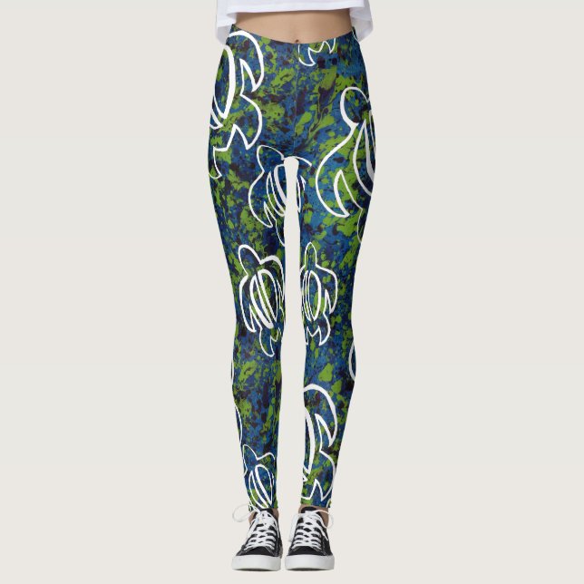 Leggings Honu azul (Anverso)
