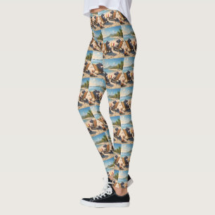 Leggings Hora de Hippo: Cócteles a orillas de la playa y bu