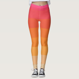 Leggings Horizonte del atardecer: efecto Ombre sin Marea