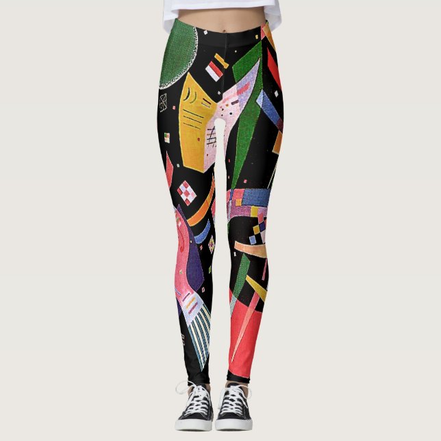 Leggings HotLeggings - diseño abstracto - Kandinsky (Anverso)