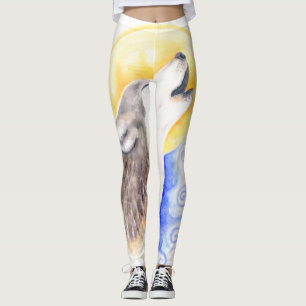 Leggings Howling Wolf