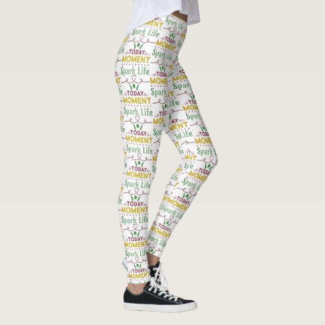 Leggings Hoy, momento, vida de chispa (Derecha)