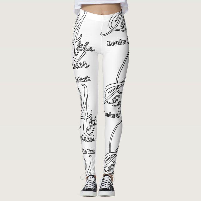 Leggings https://www.zazzle.com/alpha_engineer_crossbody_ba (Anverso)