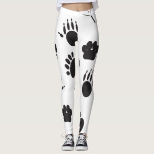Leggings Huella de animales y aves