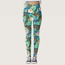Leggings huella de lirio de agua