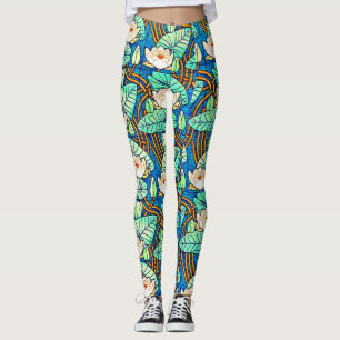Leggings huella de lirio de agua