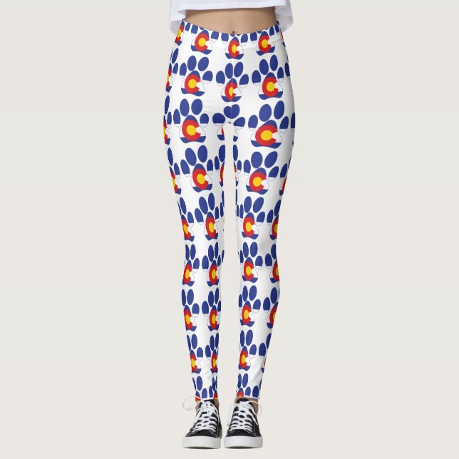 Leggings Huella de pata de Colorado (Anverso)