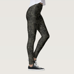Leggings Huella negra de serpiente