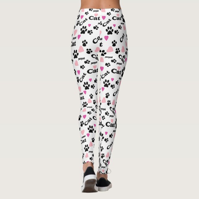 Leggings Huellas de gato (Reverso)