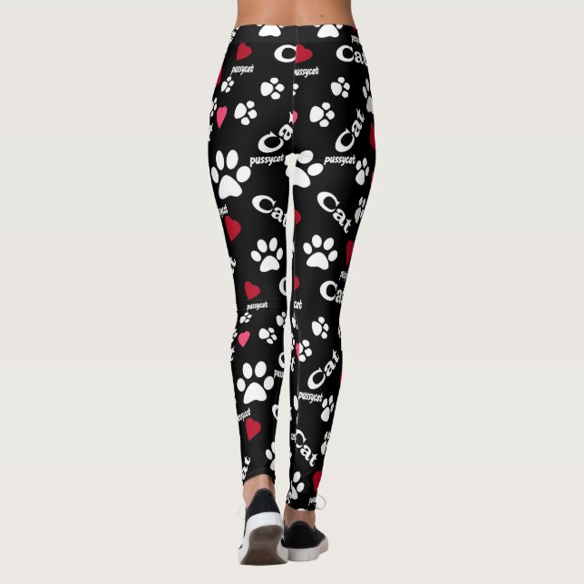Leggings Huellas de gato (Reverso)