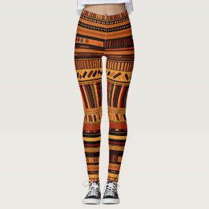 Leggings Huellas tribales dinámicas