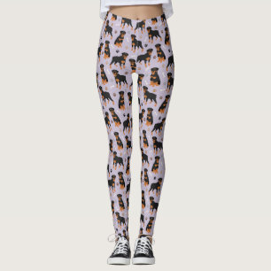 Leggings Huesos y garras de perro de Rottweiler