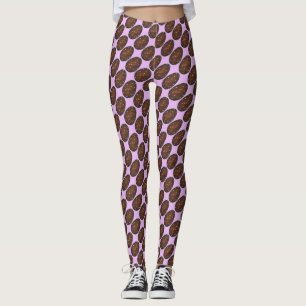 Leggings Huevo crudo de crustáceos de crema de chocolate