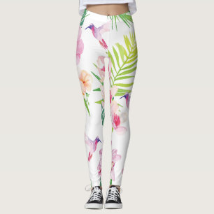 Leggings Hummingbird Garden